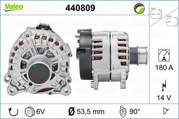 Valeo 440809 - Ģenerators autodraugiem.lv