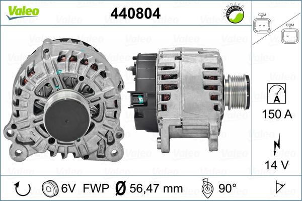 Valeo 440804 - Ģenerators autodraugiem.lv