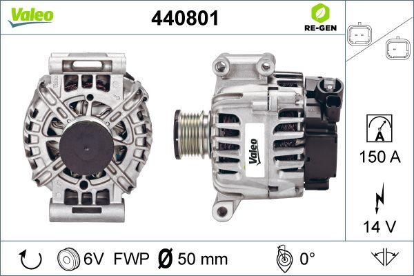 Valeo 440801 - Ģenerators autodraugiem.lv