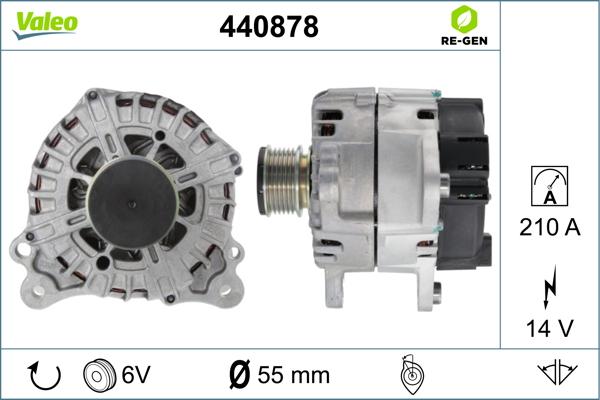 Valeo 440878 - Ģenerators autodraugiem.lv