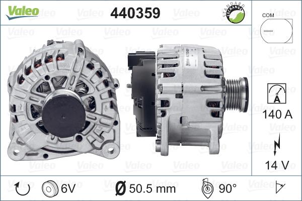 Valeo 440359 - Ģenerators autodraugiem.lv