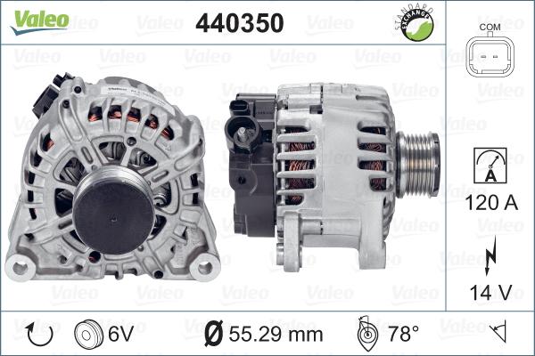 Valeo 440350 - Ģenerators autodraugiem.lv