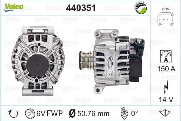 Valeo 440351 - Ģenerators autodraugiem.lv