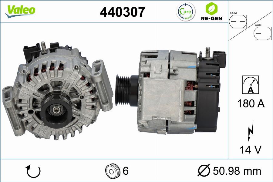 Valeo 440307 - Ģenerators autodraugiem.lv