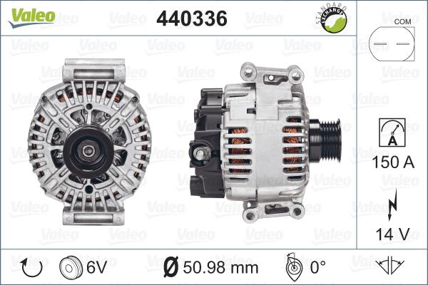 Valeo 440336 - Ģenerators autodraugiem.lv