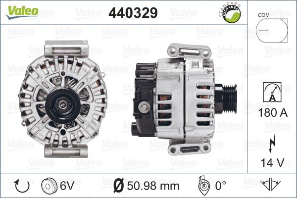 Valeo 440329 - Ģenerators autodraugiem.lv