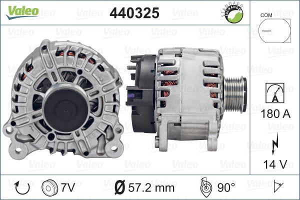 Valeo 440325 - Ģenerators autodraugiem.lv