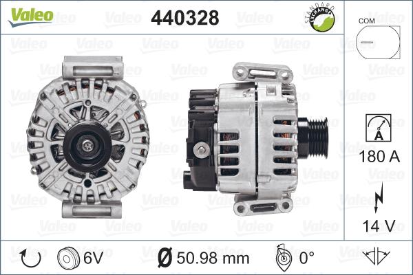 Valeo 440328 - Ģenerators autodraugiem.lv