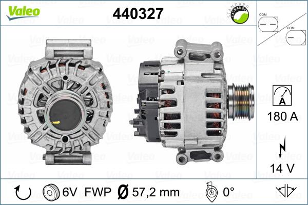 Valeo 440327 - Ģenerators autodraugiem.lv