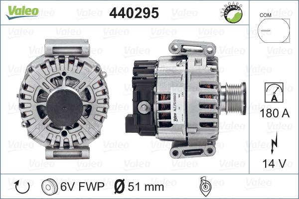 Valeo 440295 - Ģenerators autodraugiem.lv