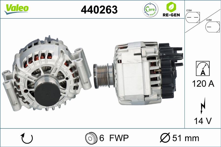 Valeo 440263 - Ģenerators autodraugiem.lv