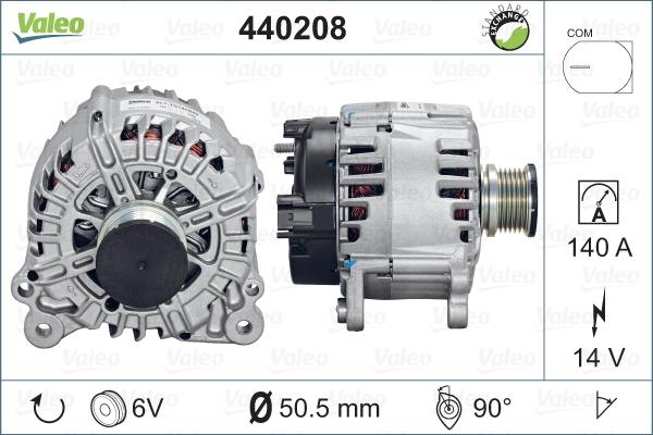 Valeo 440208 - Ģenerators autodraugiem.lv