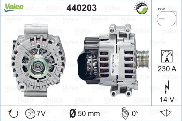 Valeo 440203 - Ģenerators autodraugiem.lv