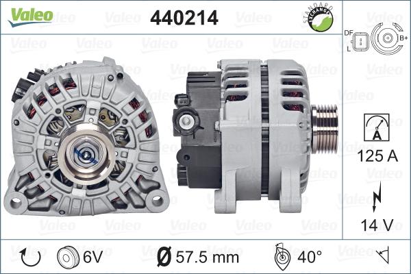 Valeo 440214 - Ģenerators autodraugiem.lv