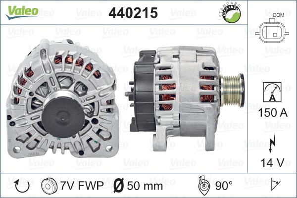 Valeo 440215 - Ģenerators autodraugiem.lv
