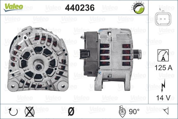 Valeo 440236 - Ģenerators autodraugiem.lv