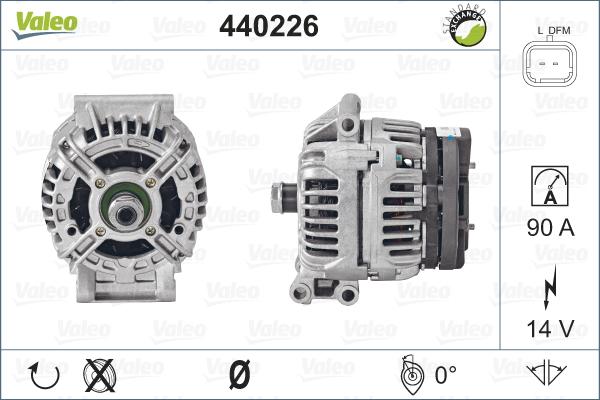 Valeo 440226 - Ģenerators autodraugiem.lv