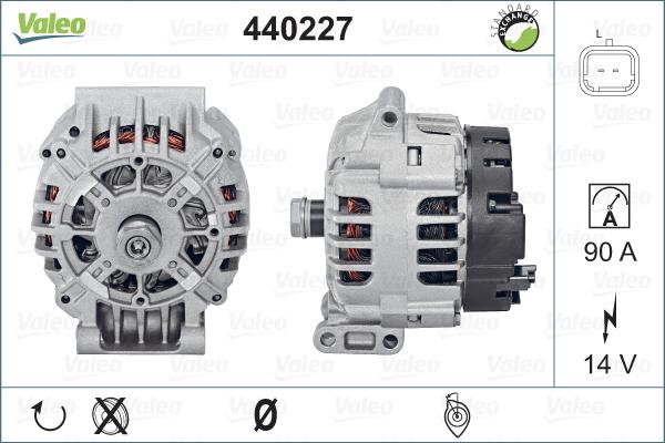 Valeo 440227 - Ģenerators autodraugiem.lv