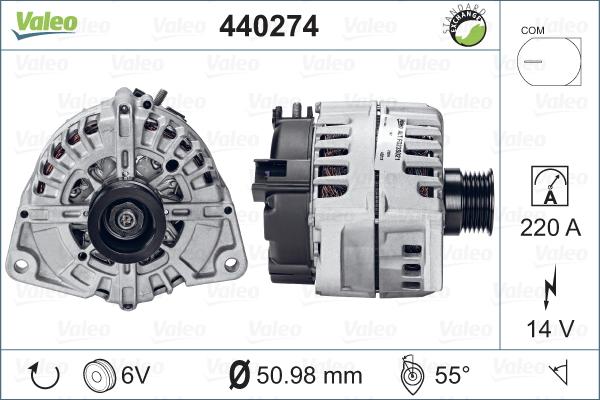 Valeo 440274 - Ģenerators autodraugiem.lv