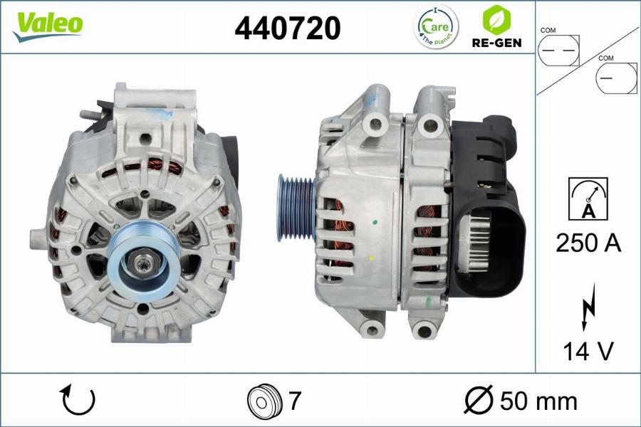 Valeo 440720 - Ģenerators autodraugiem.lv