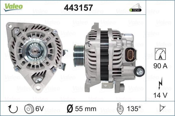 Valeo 443157 - Ģenerators autodraugiem.lv
