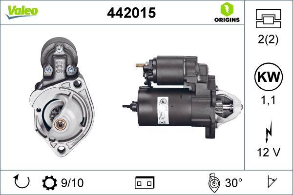 Valeo 442015 - Starteris autodraugiem.lv