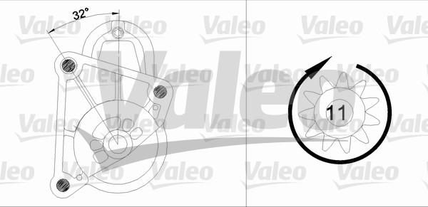 Valeo 455943 - Starteris autodraugiem.lv