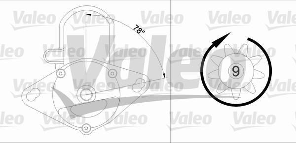 Valeo 455951 - Starteris autodraugiem.lv