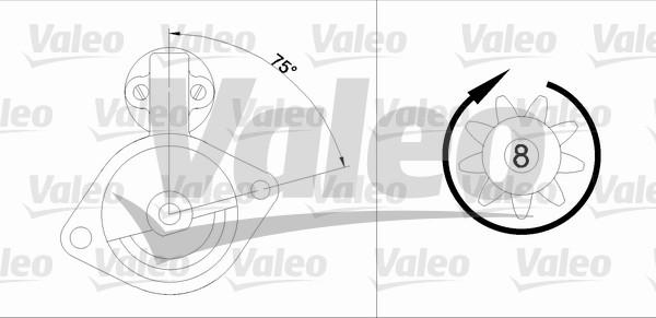 Valeo 455901 - Starteris autodraugiem.lv