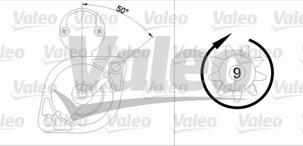 Valeo 455908 - Starteris autodraugiem.lv