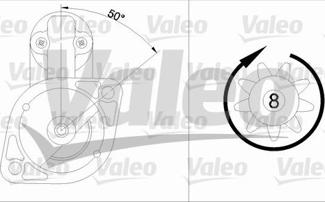 Valeo 455910 - Starteris autodraugiem.lv