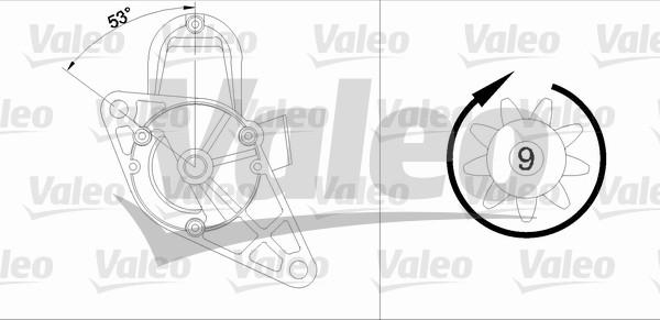 Valeo 455980 - Starteris autodraugiem.lv