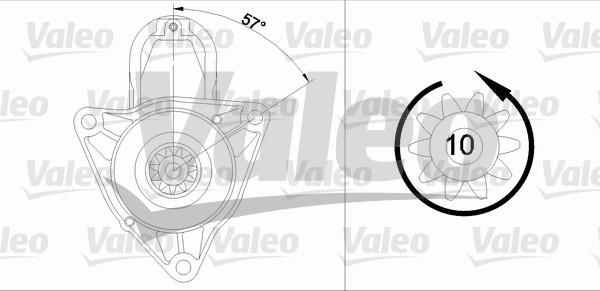 Valeo 455979 - Starteris autodraugiem.lv