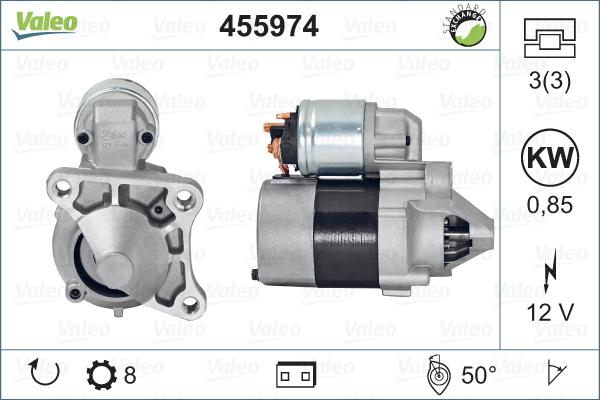 Valeo 455974 - Starteris autodraugiem.lv