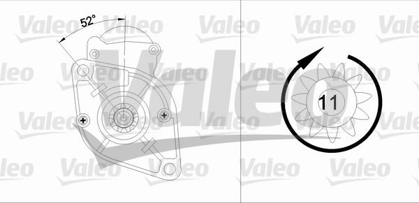 Valeo 455595 - Starteris autodraugiem.lv