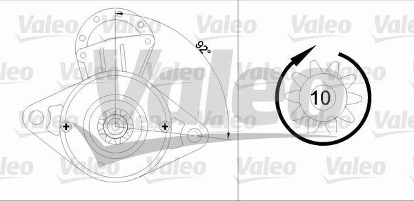 Valeo 455596 - Starteris autodraugiem.lv