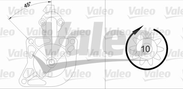 Valeo 455592 - Starteris autodraugiem.lv