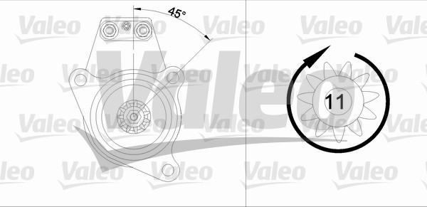 Valeo 455544 - Starteris autodraugiem.lv