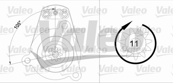 Valeo 455541 - Starteris autodraugiem.lv