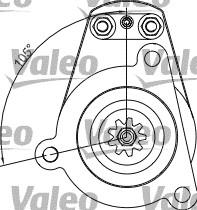 Valeo 455541 - Starteris autodraugiem.lv