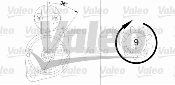 Valeo 455555 - Starteris autodraugiem.lv