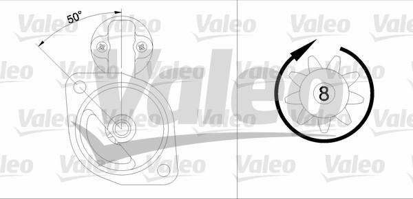 Valeo 455557 - Starteris autodraugiem.lv