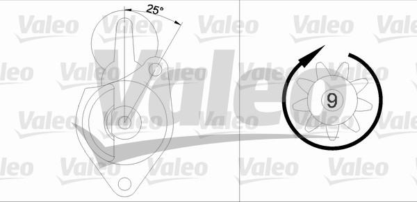 Valeo 455564 - Starteris autodraugiem.lv