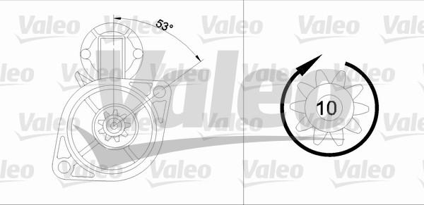 Valeo 455563 - Starteris autodraugiem.lv