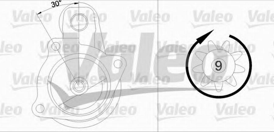 Valeo 455507 - Starteris autodraugiem.lv