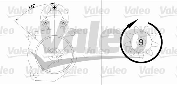 Valeo 455516 - Starteris autodraugiem.lv