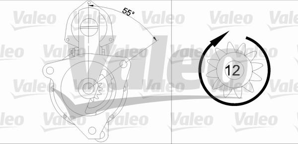 Valeo 455510 - Starteris autodraugiem.lv