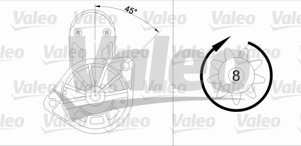 Valeo 455583 - Starteris autodraugiem.lv