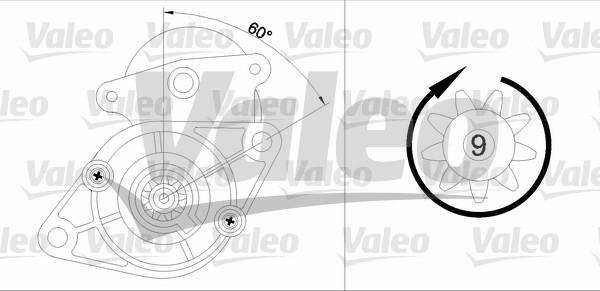 Valeo 455587 - Starteris autodraugiem.lv