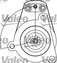 Valeo 455534 - Starteris autodraugiem.lv